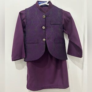 Pakistani Boys (3T) Salwar Kameez with Waistcoat